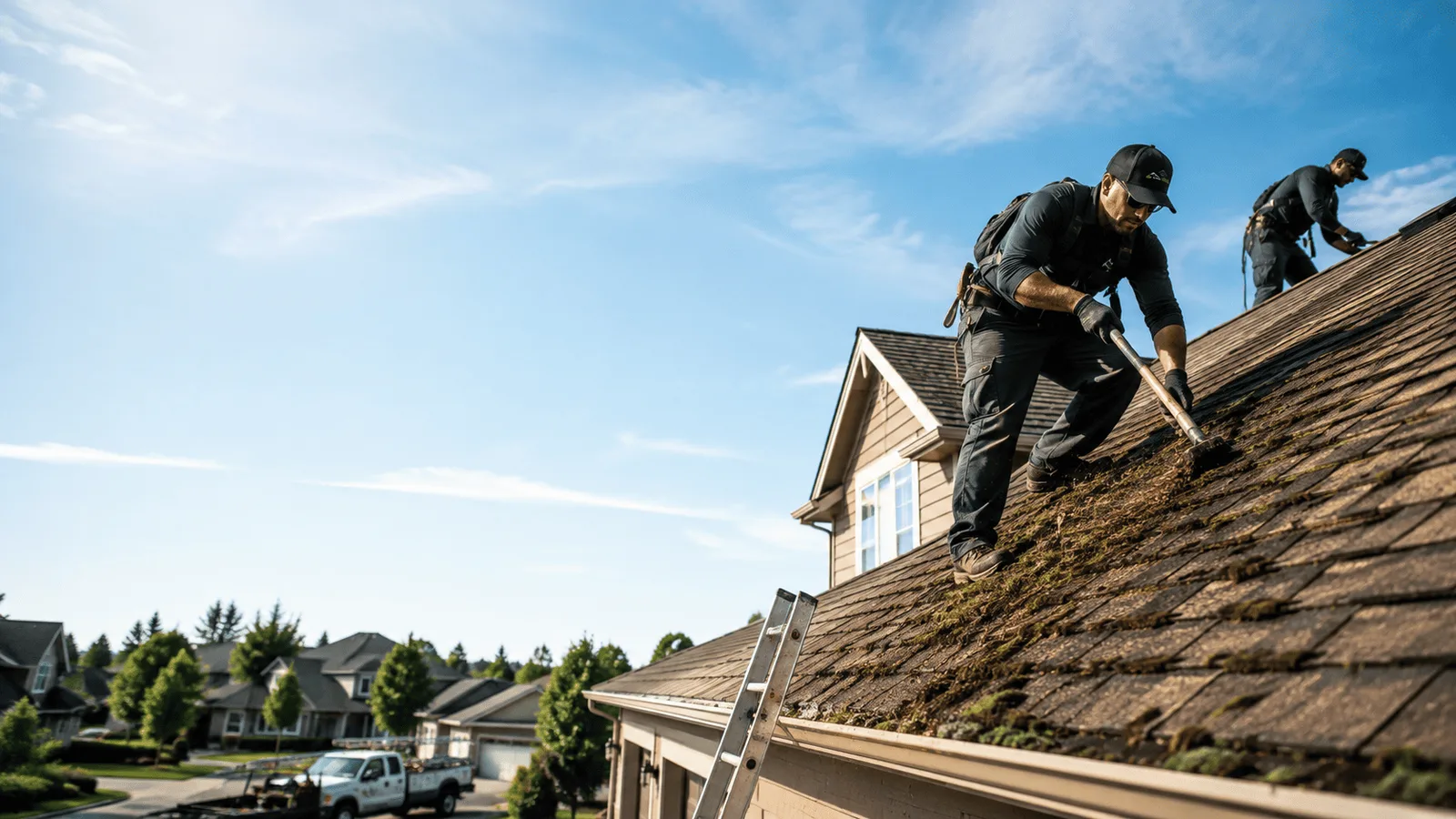 Roof Moss Removal in Pickerel, WI near me